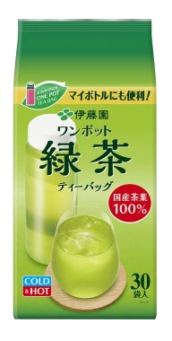 伊藤園 ワンポットエコティーバッグ 抹茶入り緑茶 30袋のパッケージ・商品写真