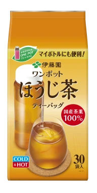 伊藤園 ワンポットエコティーバッグ ほうじ茶 30袋のパッケージ・商品写真